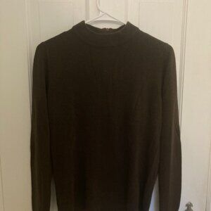 Extremely Soft Brown Women's Turtleneck Sweater